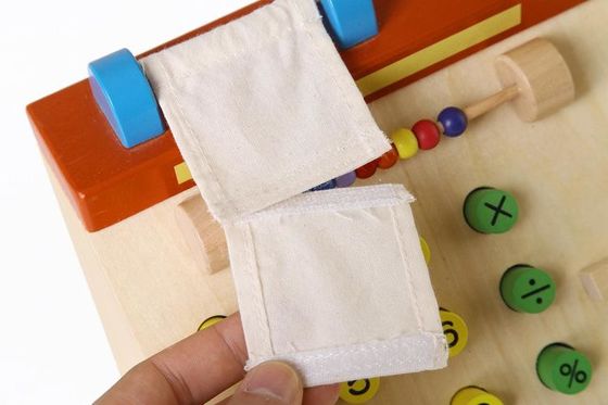 Children Wooden Simulation Cash Register Pretend Play Toys