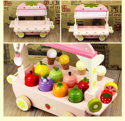 Children'S Wooden Simulation Ice Cream Cone Machine