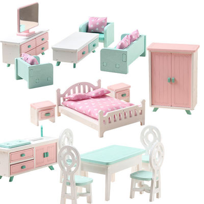 Mini Montessori Wooden Girls Bedroom Toys With No Burr
