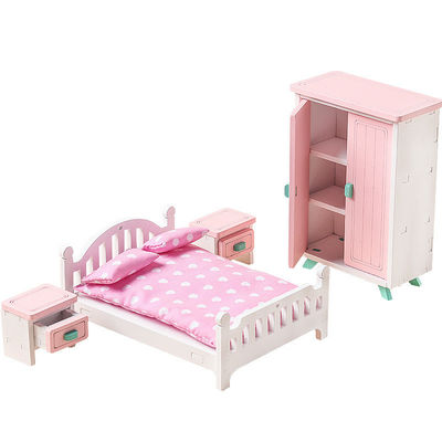 Mini Montessori Wooden Girls Bedroom Toys With No Burr