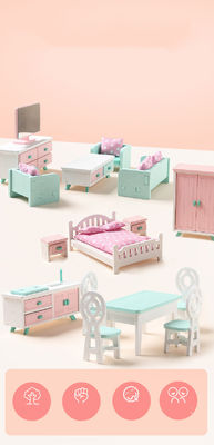 Mini Montessori Wooden Girls Bedroom Toys With No Burr