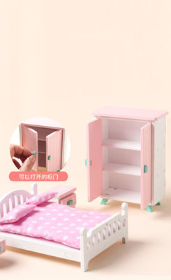 Mini Montessori Wooden Girls Bedroom Toys With No Burr
