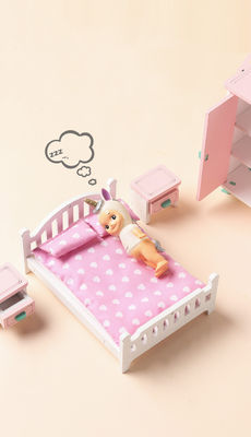 Mini Montessori Wooden Girls Bedroom Toys With No Burr