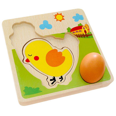 3D Chicken Growth Process Wooden Multi Layer Puzzle