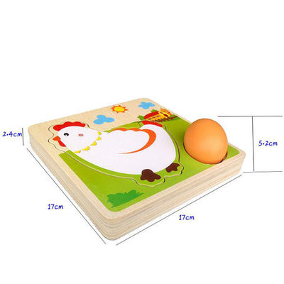3D Chicken Growth Process Wooden Multi Layer Puzzle