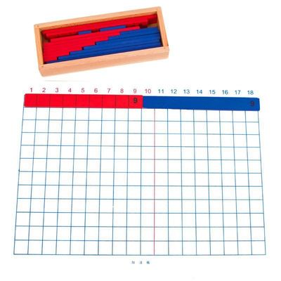 Wooden Montessori Addition And Subtraction Board For Early Mathematics Teaching
