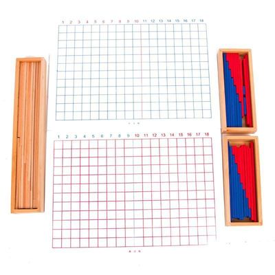 Wooden Montessori Addition And Subtraction Board For Early Mathematics Teaching