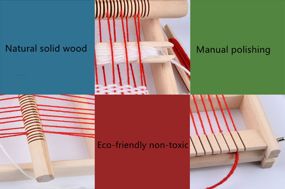 Multifunction Children Large Wooden Weaving Loom