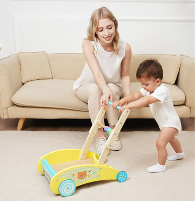Children's Double Deck Wooden Toy Shopping Trolley