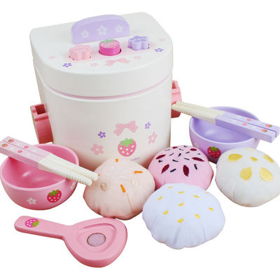 Wooden Rice Cooker Toy For Kids Early Education