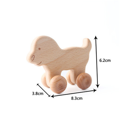 9/Style Baby Building Blocks Toy Maple Car Mahogany Classic Car Black Walnut Gift Toy Beech Wood Car Educational Montess