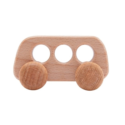 9/Style Baby Building Blocks Toy Maple Car Mahogany Classic Car Black Walnut Gift Toy Beech Wood Car Educational Montess