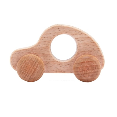 9/Style Baby Building Blocks Toy Maple Car Mahogany Classic Car Black Walnut Gift Toy Beech Wood Car Educational Montess