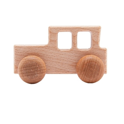 9/Style Baby Building Blocks Toy Maple Car Mahogany Classic Car Black Walnut Gift Toy Beech Wood Car Educational Montess