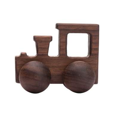 9/Style Baby Building Blocks Toy Maple Car Mahogany Classic Car Black Walnut Gift Toy Beech Wood Car Educational Montess