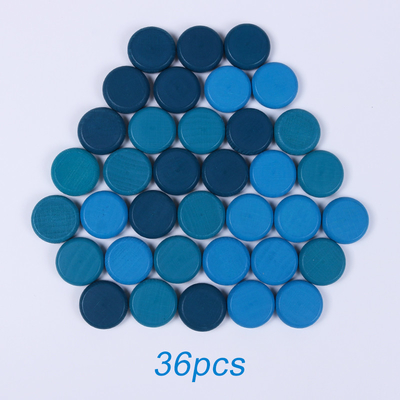Baby Wooden Constructor Set Nordic Wooden Rainbow Blocks Loose Parts Montessori Educational Toys Children Toddler Baby G