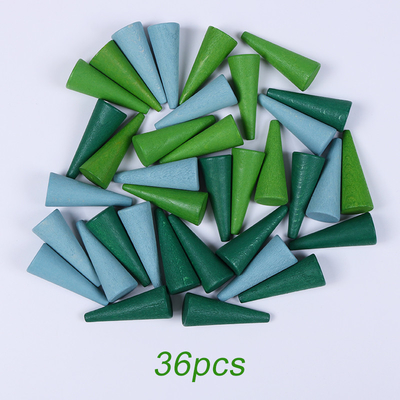 Baby Wooden Constructor Set Nordic Wooden Rainbow Blocks Loose Parts Montessori Educational Toys Children Toddler Baby G