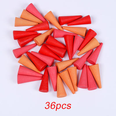 Baby Wooden Constructor Set Nordic Wooden Rainbow Blocks Loose Parts Montessori Educational Toys Children Toddler Baby G