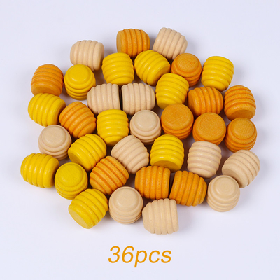 Baby Wooden Constructor Set Nordic Wooden Rainbow Blocks Loose Parts Montessori Educational Toys Children Toddler Baby G
