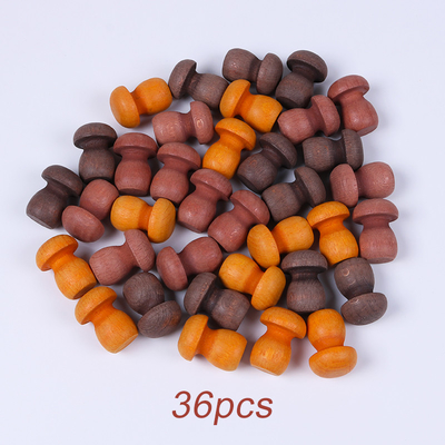 Baby Wooden Constructor Set Nordic Wooden Rainbow Blocks Loose Parts Montessori Educational Toys Children Toddler Baby G