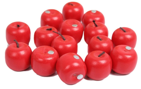 Apple Tree Wooden Montessori Baby Toys For Kids Pick Fruit Educational
