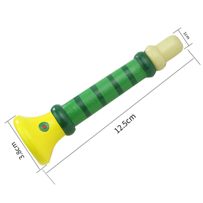 Hot Baby Wooden Horn Whistle Musical Instrument Toys Kids Colorful