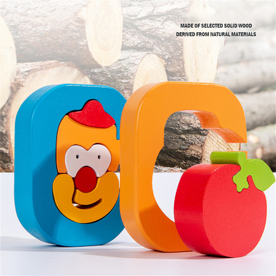 Three Dimensional Creative Letter Building Blocks Unisex 1-3 Year
