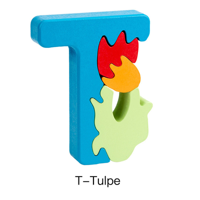 Three Dimensional Creative Letter Building Blocks Unisex 1-3 Year