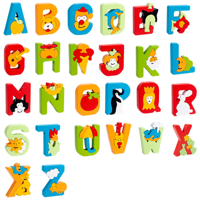 Three Dimensional Creative Letter Building Blocks Unisex 1-3 Year