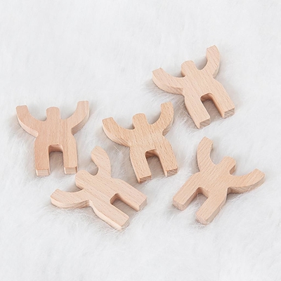 Rounded Wooden Shape Puzzle Toys To Improve The Logic Character