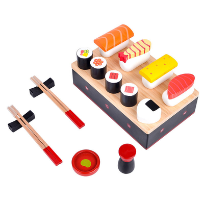 Simulation Wooden Miniature Kitchen Set Sushi Early Education Enlightenment