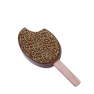 Printed 1pc Wooden Ice Cream Toys For Preschool Girl Boy Toys
