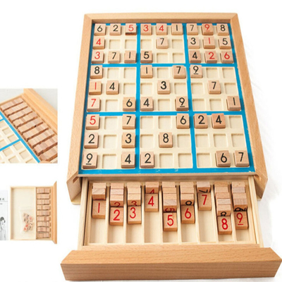 Children Sudoku Chess Beech International Checkers Folding Game Table