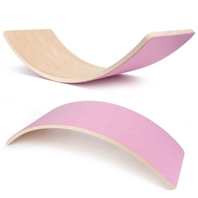 Wooden Seesaw Bent Board Exercise Balance for Children