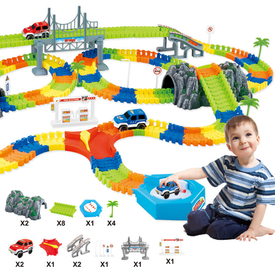 Kids Wooden Railway Track Toy Competible For All Brands Track Educational