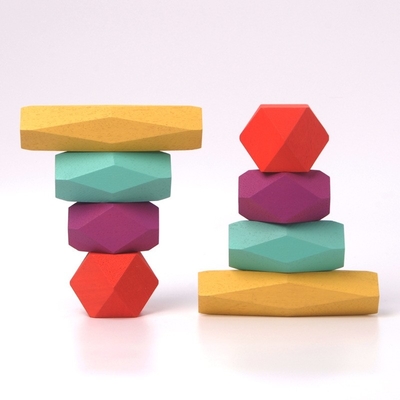 Children'S Colorful Building Blocks Hand Eye Coordination Training