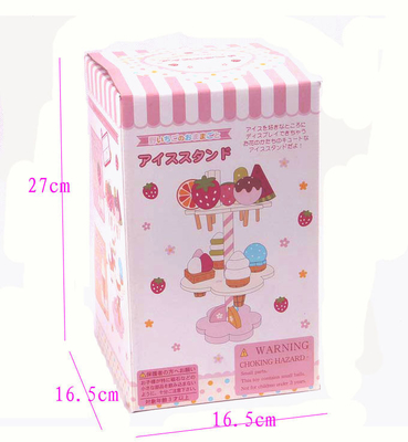 Simulation Magnetic Ice Cream Wooden Toys Pretend Play Kitchen Food